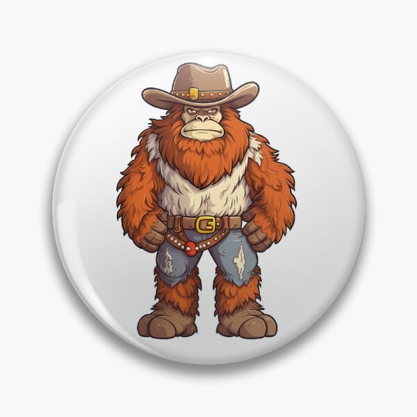 Item preview, Wild West Sasquatch - Cowboy Charm designed and sold by NovaGenArt.