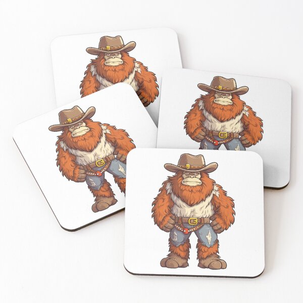 Item preview, Wild West Sasquatch - Cowboy Charm designed and sold by NovaGenArt.