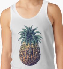 Camiseta de tirantes Piña adornada (Versión en color)