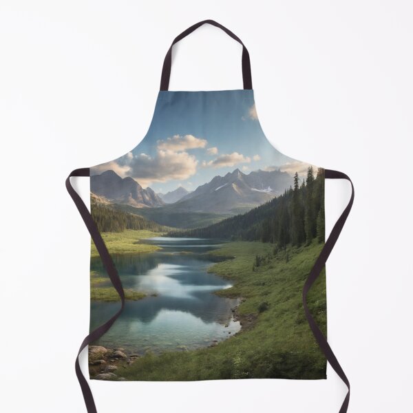 Item preview, Imaginary Beautiful Meadow View with River designed and sold by LunarNebula.