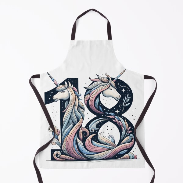 Item preview, 18 years unicorn 18th birthday gift designed and sold by Pineapple-Tree.