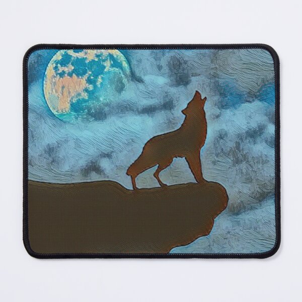 Item preview, Howling Wolf - Artistic Moon Print designed and sold by TGAL2.