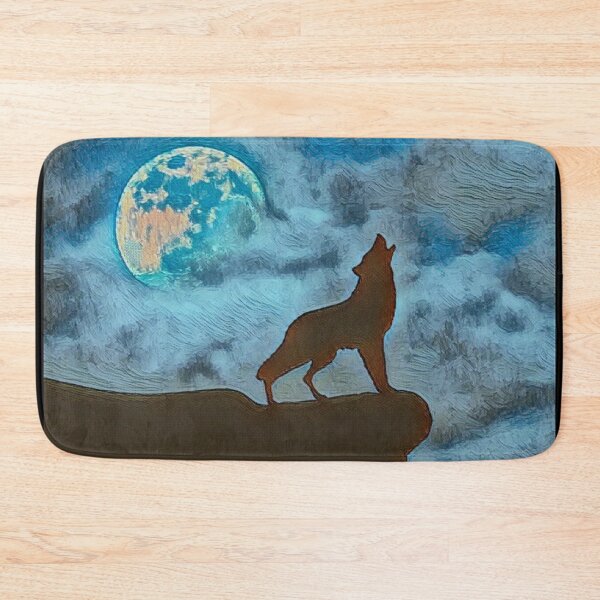 Item preview, Howling Wolf - Artistic Moon Print designed and sold by TGAL2.