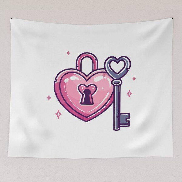 Item preview, Love Lock and Key designed and sold by TheRealmWithin.
