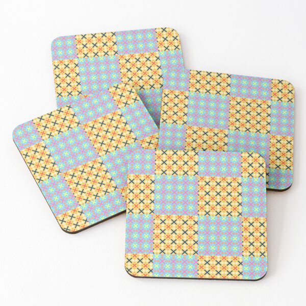 Item preview, Captivating Colored Crosses Pattern designed and sold by MindenBrings.