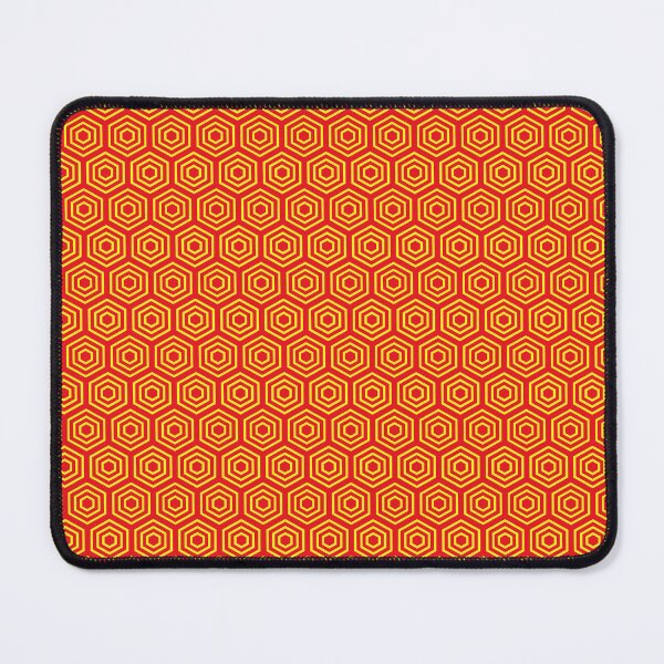 Item preview, Yellow Geometric Shapes on a Red Background Pattern designed and sold by MindenBrings.