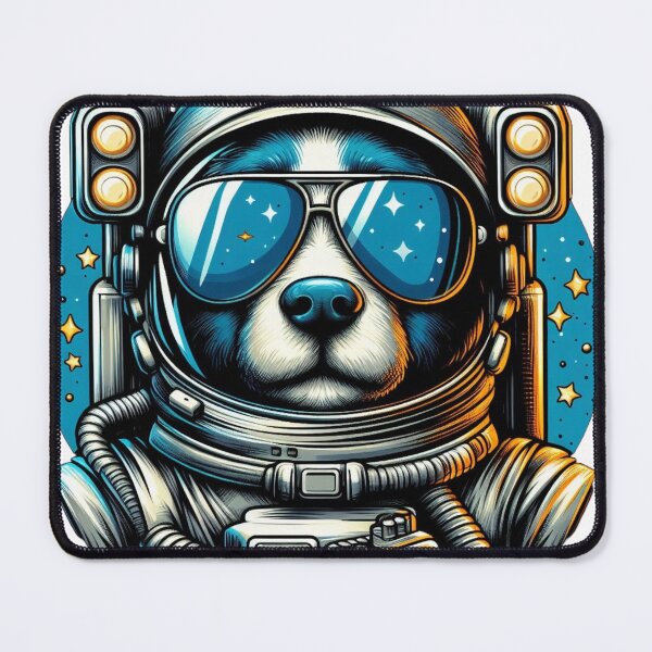 Item preview, cool astronaut dog designed and sold by Greydate.
