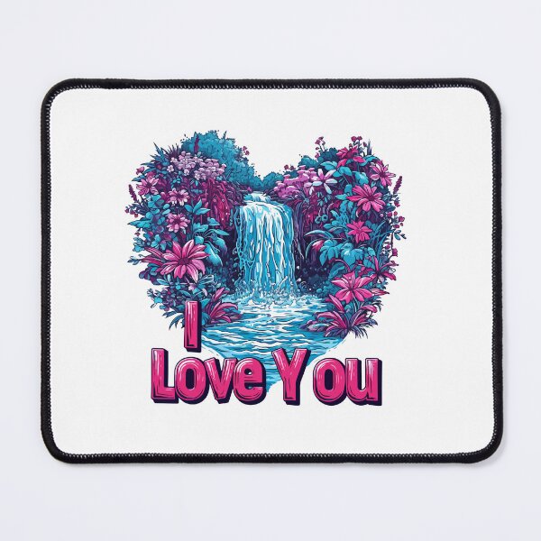 Item preview, Heart Waterfall I Love You designed and sold by TheRealmWithin.
