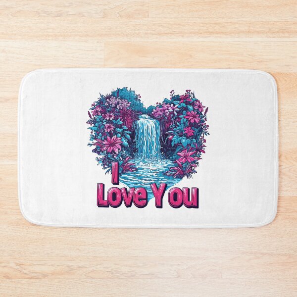 Item preview, Heart Waterfall I Love You designed and sold by TheRealmWithin.