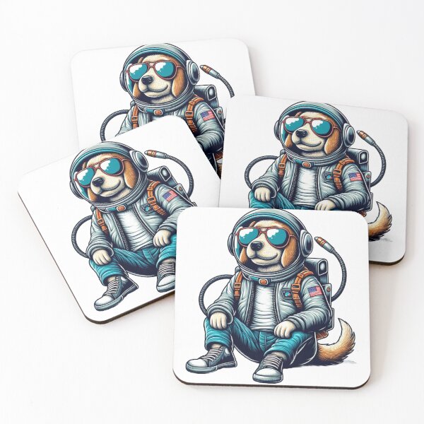 Item preview, cool astonaut dog designed and sold by Greydate.