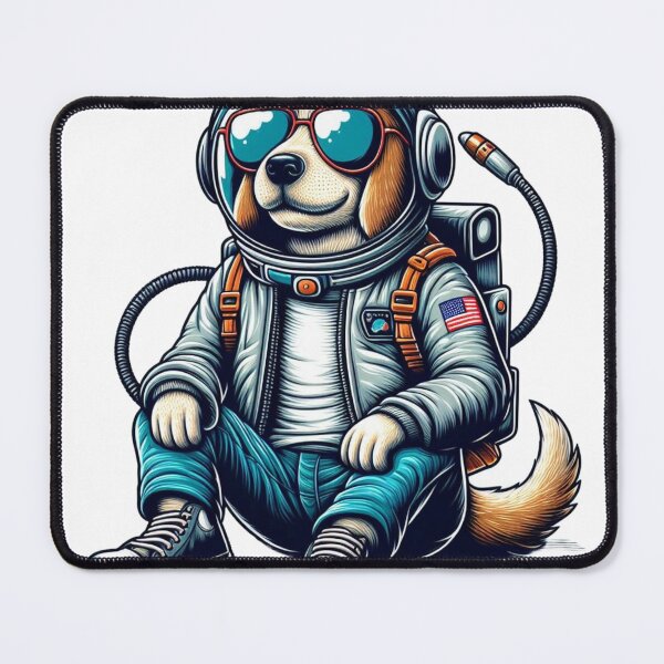 Item preview, cool astonaut dog designed and sold by Greydate.
