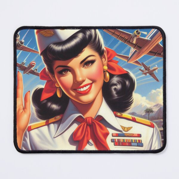 Item preview, Retro Uniform Girl designed and sold by PulpVintage.