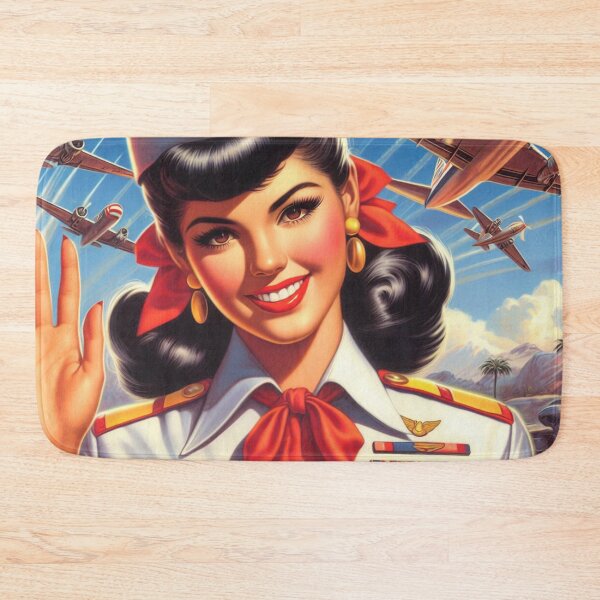 Item preview, Retro Uniform Girl designed and sold by PulpVintage.