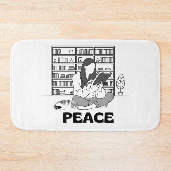 Item preview, Peace | Book Lover | Book Aesthetic quotes designed and sold by PurpleWay.