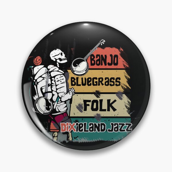 Item preview, Skeleton Hiking Bluegrass Banjo Player designed and sold by Whitetailcrafts.