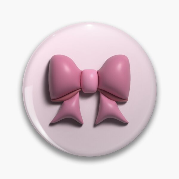 Artikelvorschau, Rosa Schleife 3D-Emoji entworfen und verkauft von Dvorit.