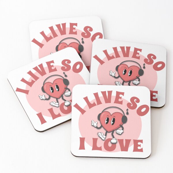 Item preview, I live so I love designed and sold by Boudan.