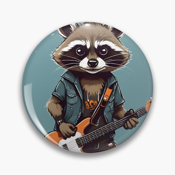 Artikelvorschau, Rhythmic Rascal: Rockender Raccoon Groove entworfen und verkauft von WAUZ.