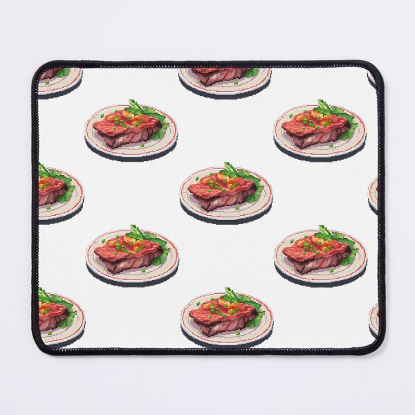 Item preview, Steak with Peas- Pixel Art designed and sold by octoboobs.