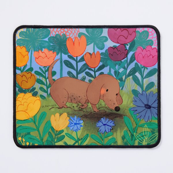 Item preview, Spring sausage dog  designed and sold by lefacciotte.