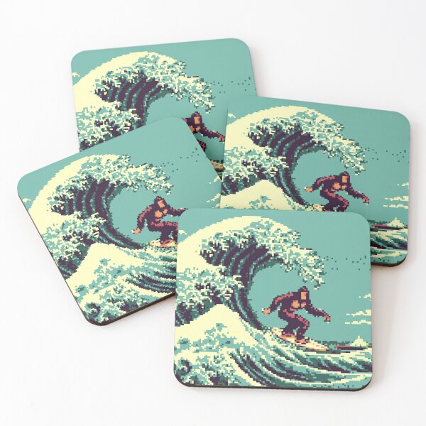 Item preview, Surf's Beast Bigfoot Japan Wave designed and sold by Organic Creeps.