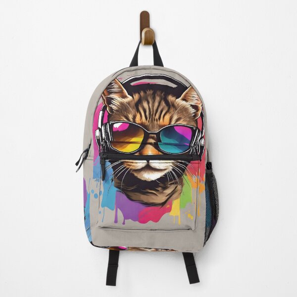 Item preview, Groovy Whiskers: Funky DJ Music Cat designed and sold by WAUZ.