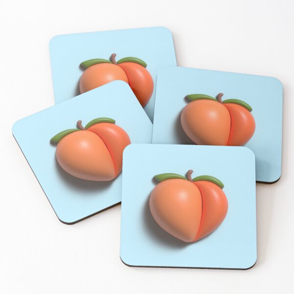 Item preview, Peach (Butt) 3D Emoji designed and sold by Dvorit.