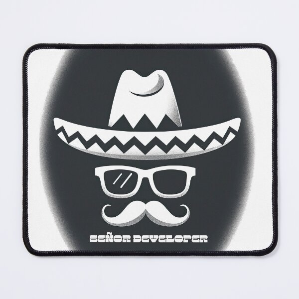 Item preview, Señor Developer: Icon of Code Craftsmanship designed and sold by TuringTacoTales.