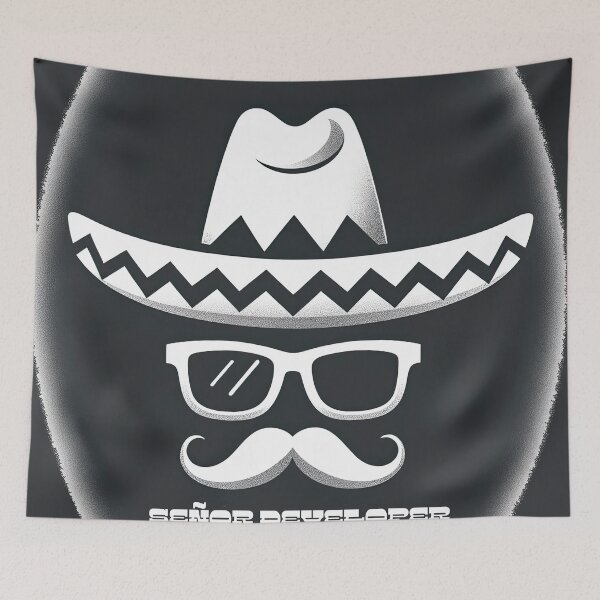 Item preview, Señor Developer: Icon of Code Craftsmanship designed and sold by TuringTacoTales.