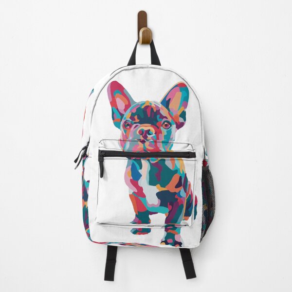 Item preview, Colourful French Bulldog designed and sold by Blue-Hive-Store.