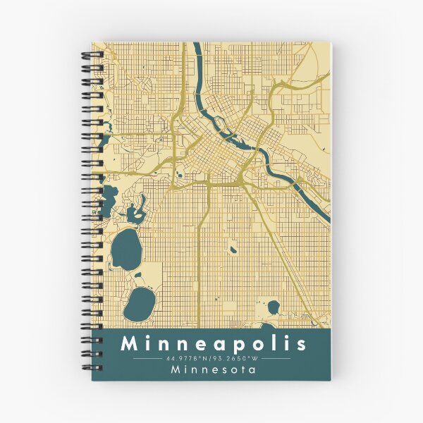 Item preview, Minneapolis City Map designed and sold by Jeanredhood.
