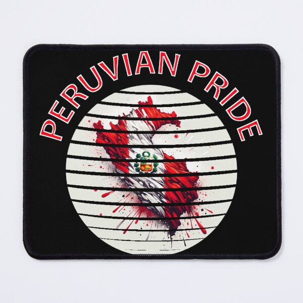 Item preview, Peru Artistic Watercolor Peruvian Pride Flag designed and sold by SambaStyles.