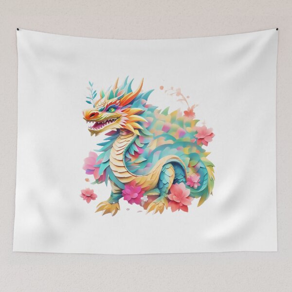Item preview, Colorful Chinese Golden Dragon T-Shirt designed and sold by Purrz.