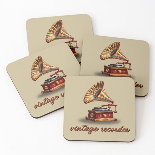 Item preview, Vintage Recorder Player Classic Music Lover designed and sold by Guess4best.