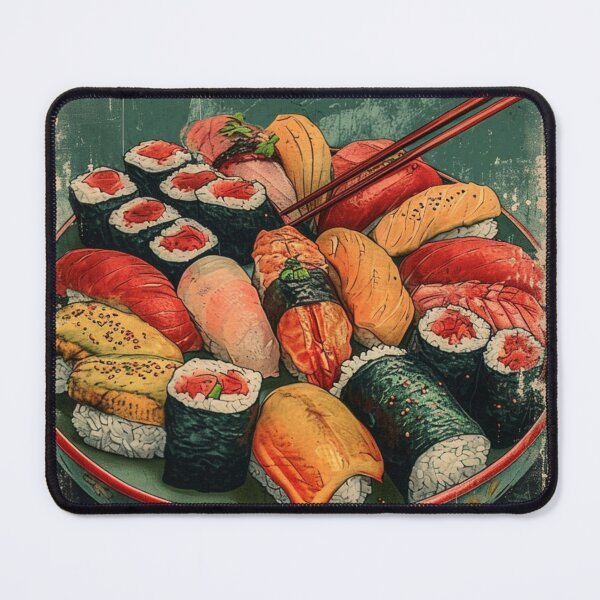 Item preview, Sushi Pleasures : Japanese Culinary Masterpiece designed and sold by FujiFusion.