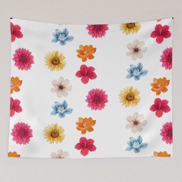 Item preview, Flowers water color flower sheet designed and sold by mollzfahdays.