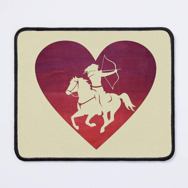 Item preview, Mounted Archery Horse Love Heart | NickerStickers® on Redbubble designed and sold by NickerStickers.