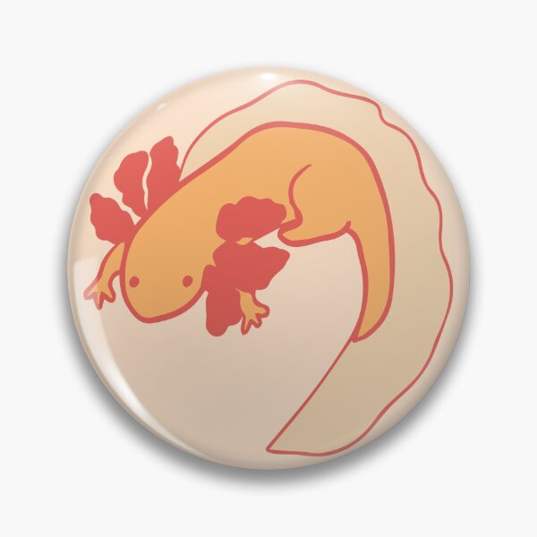 Aperçu de l'œuvre Axolotl albinos doré créée et vendue par Art-Lyss.