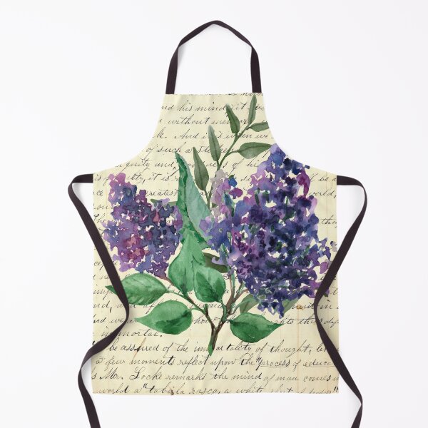 Item preview, Purple Flowers on Vintage Book Journal Page designed and sold by missdebi27.