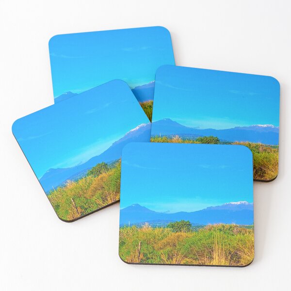 Item preview, Volcanoes Iztaccihuatl Popocatepetl Mexico designed and sold by ErnestMCreative.