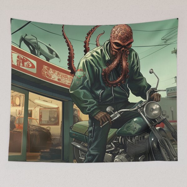 Item preview, Octopus | Hip Hop style designed and sold by ComicsFactory.