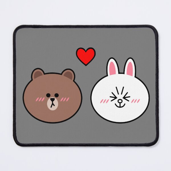 Item preview, Brown Bear and bunny rabbit love❤️ designed and sold by Pandety.