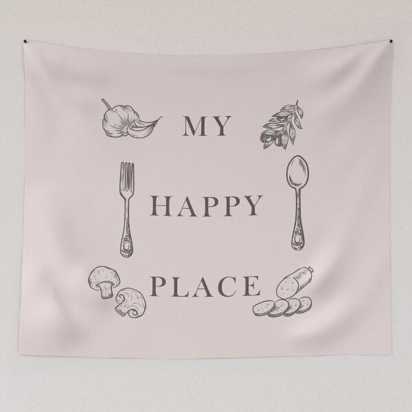 Item preview, The Kitchen Is My Happy Place - Kitchen Decor designed and sold by Wiss2Arts.