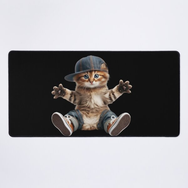 Item preview, Hip Hop Kitten - Funny and Cute Animal Design designed and sold by joyfulcow.
