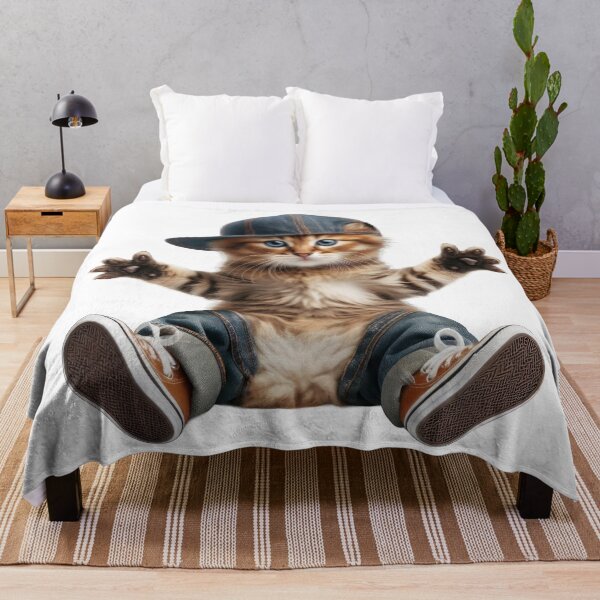 Item preview, Hip Hop Kitten - Funny and Cute Animal Design designed and sold by joyfulcow.