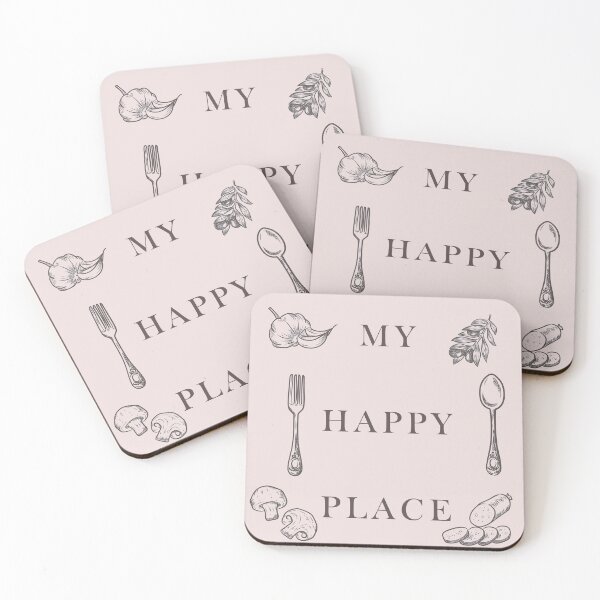 Item preview, The Kitchen Is My Happy Place - Kitchen Decor designed and sold by Wiss2Arts.