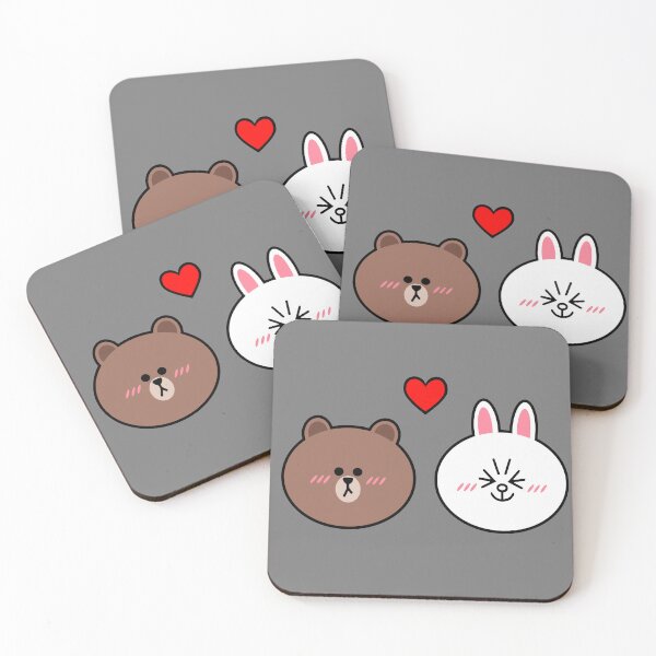 Item preview, Brown Bear and bunny rabbit love❤️ designed and sold by Pandety.