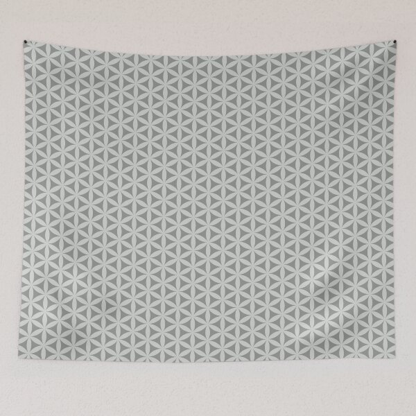 Item preview, Flower of Life in Shades of Gray designed and sold by Harmonish.