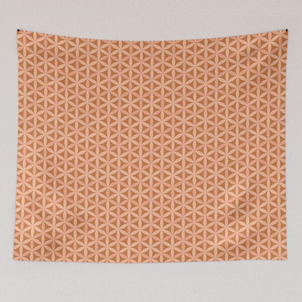 Item preview, Flower of Life in Shades of Peach designed and sold by Harmonish.