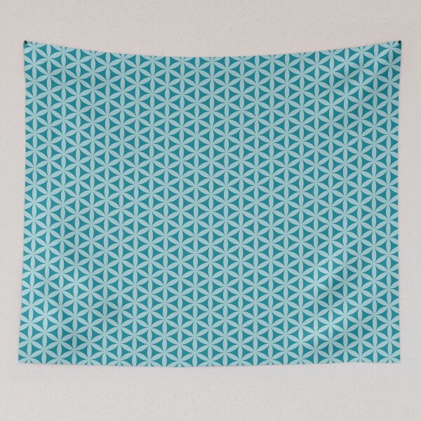 Item preview, Flower of Life in Shades of Turquoise designed and sold by Harmonish.